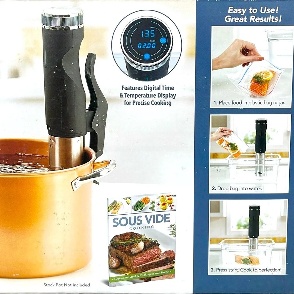 Power Precision Cooker - Sous Vide Method, NEW
